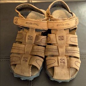 Boys leather Velcro Stride Rite sandals